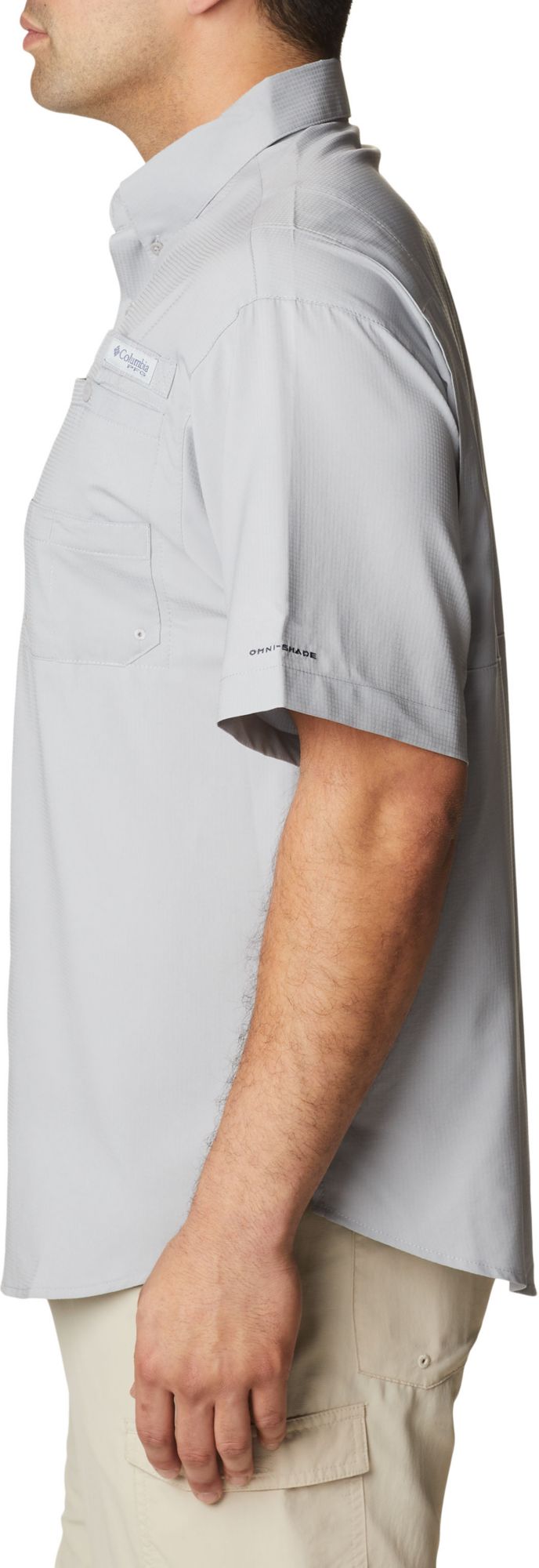 Columbia Men's Georgia Bulldogs Grey Tamiami Short Sleeve Shirt product image