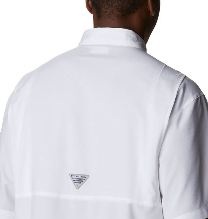 Men's Chicago White Sox Columbia Black Tamiami Omni-Shade Button-Down Shirt