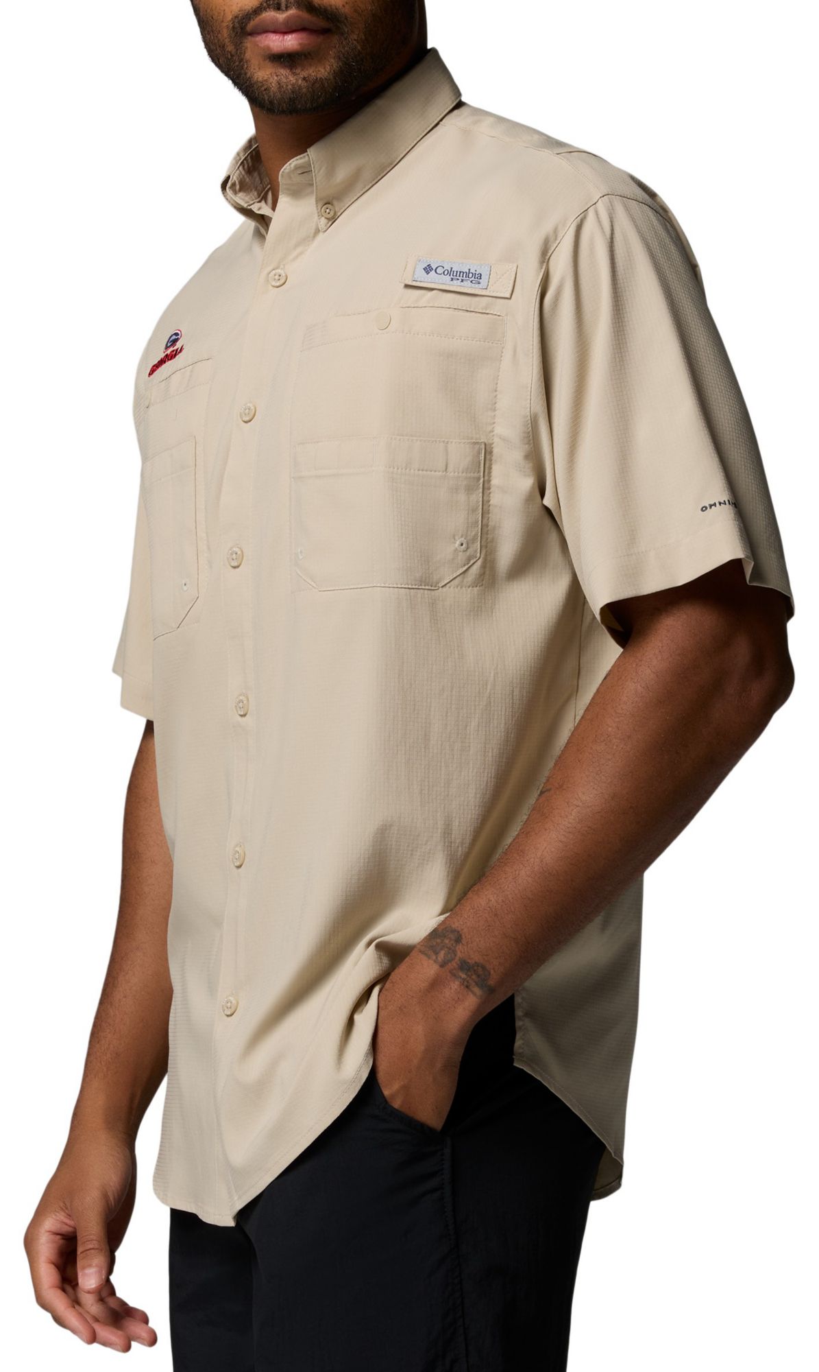 Columbia Men's Georgia Bulldogs Fossil Tamiami Short Sleeve T-Shirt product image