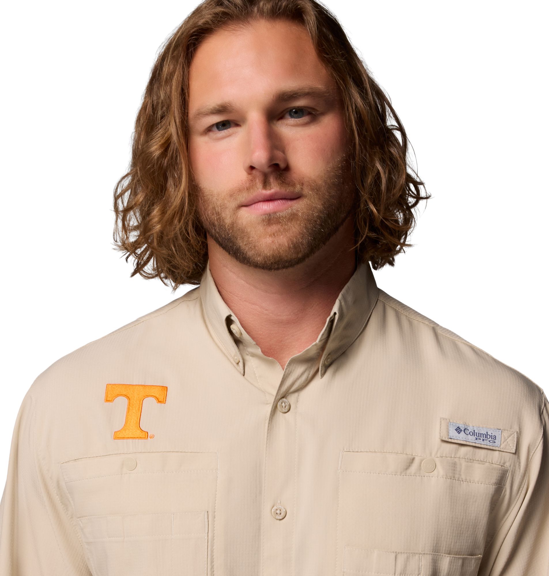 Columbia Men's Tennessee Volunteers Fossil Tamiami Short Sleeve T-Shirt product image