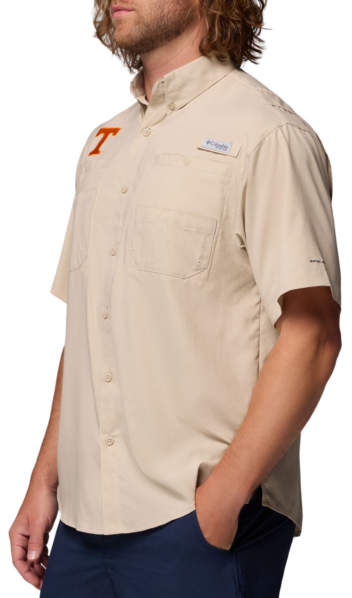 Columbia Men's Tennessee Volunteers Fossil Tamiami Short Sleeve T-Shirt product image