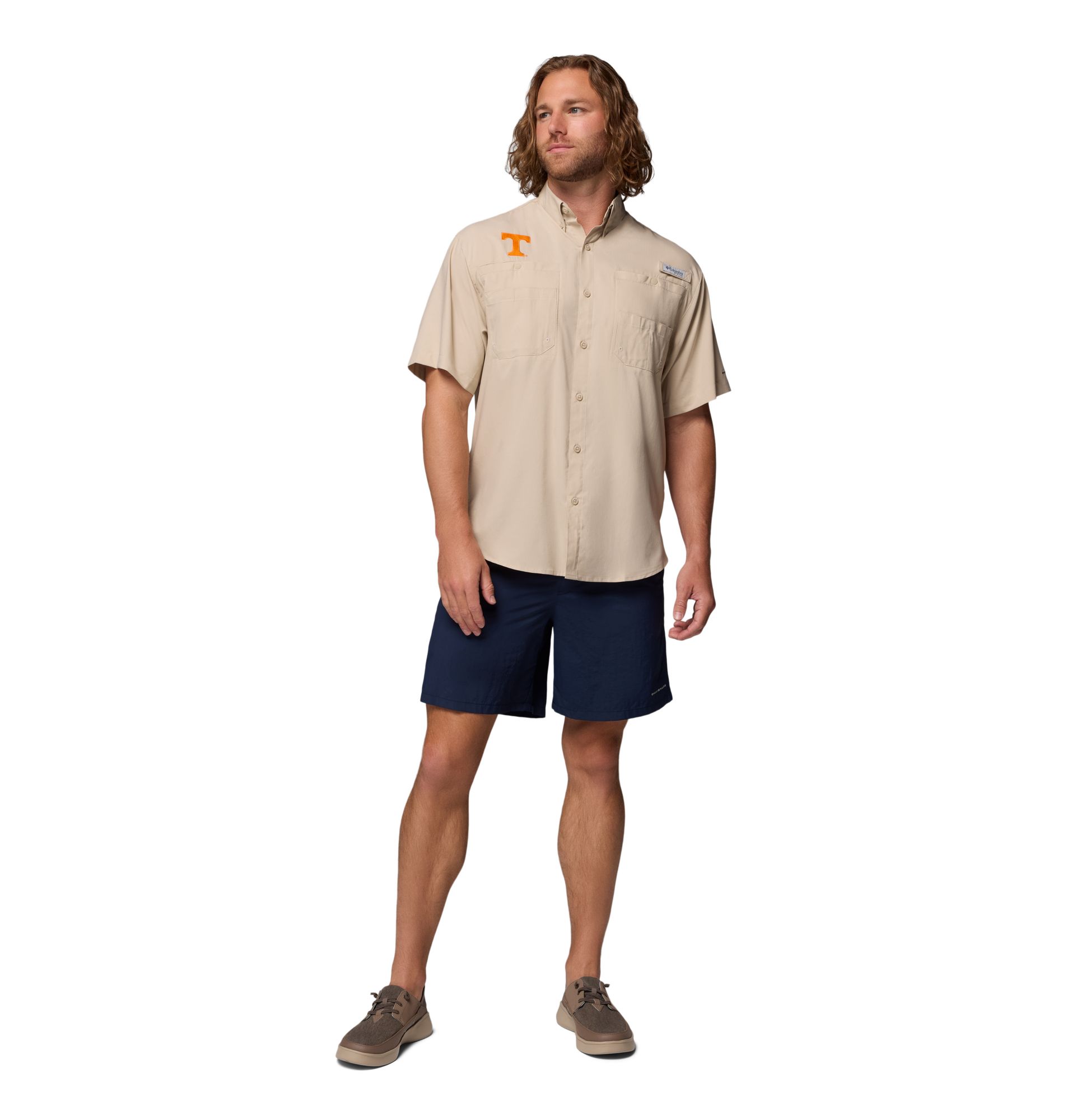 Columbia Men's Tennessee Volunteers Fossil Tamiami Short Sleeve T-Shirt product image