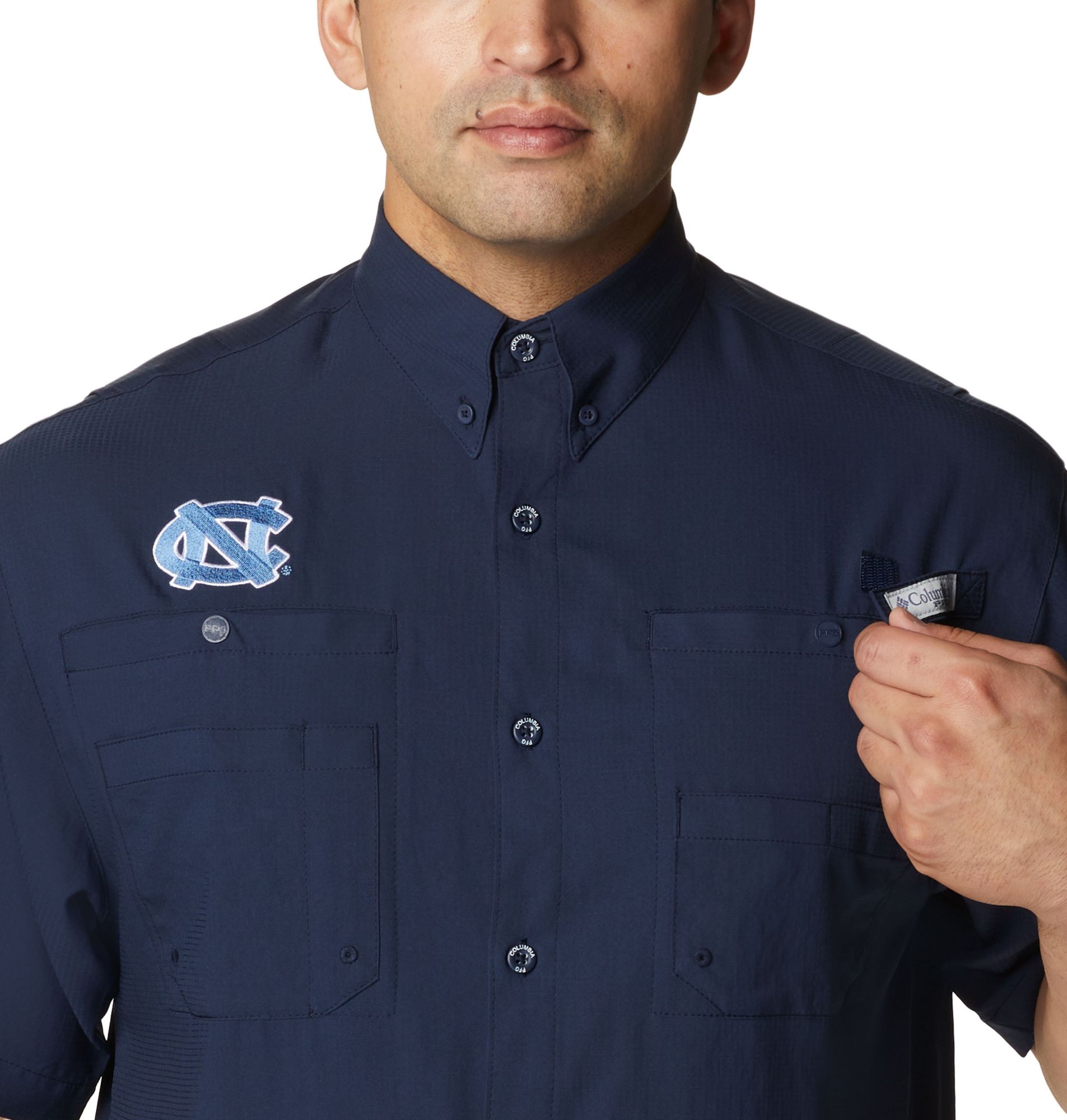 Columbia Men's North Carolina Tar Heels Carolina Blue Tamiami Shirt product image