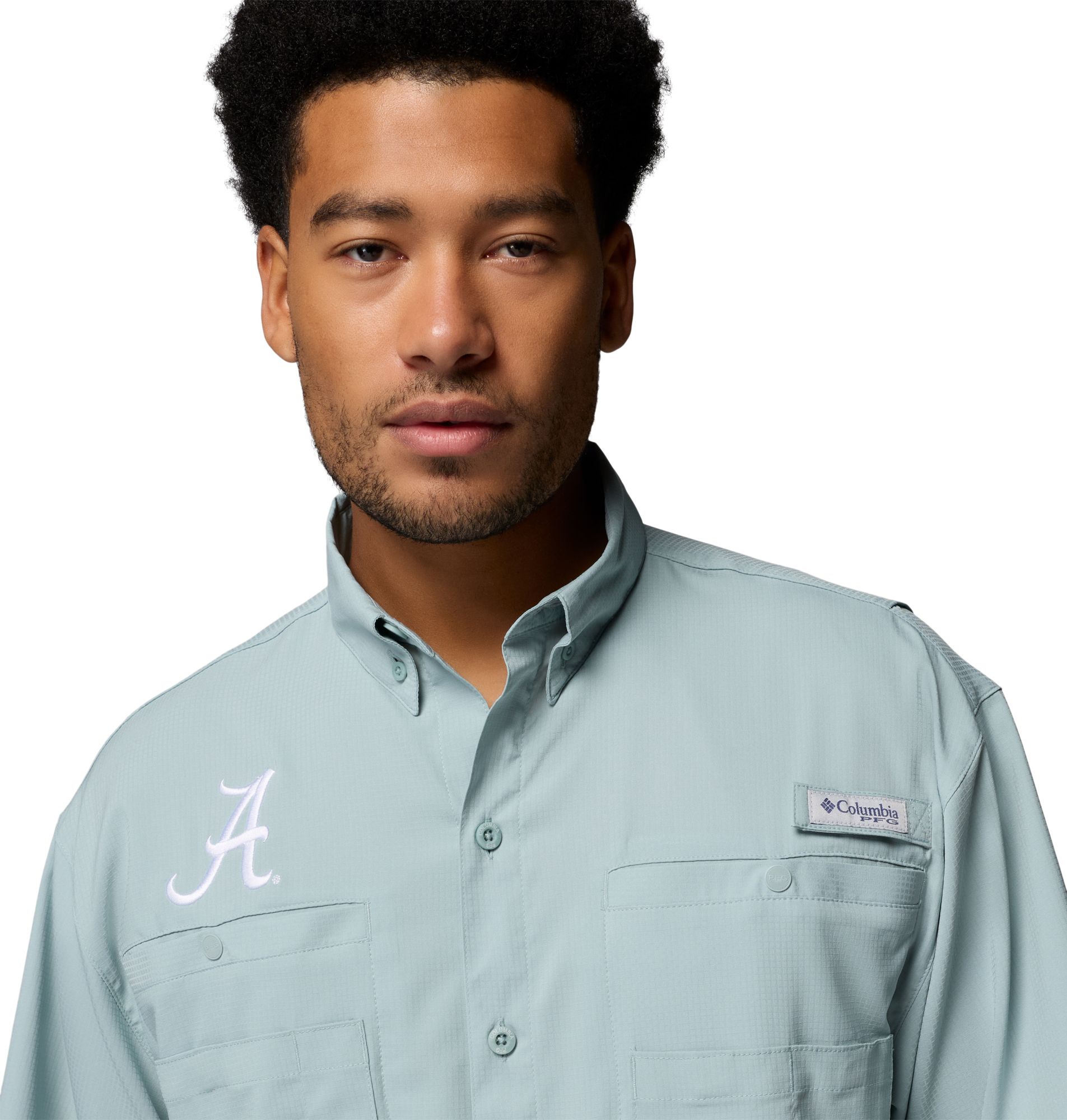 Columbia Men's Alabama Crimson Tide Crushed Blue Tamiami T-Shirt product image