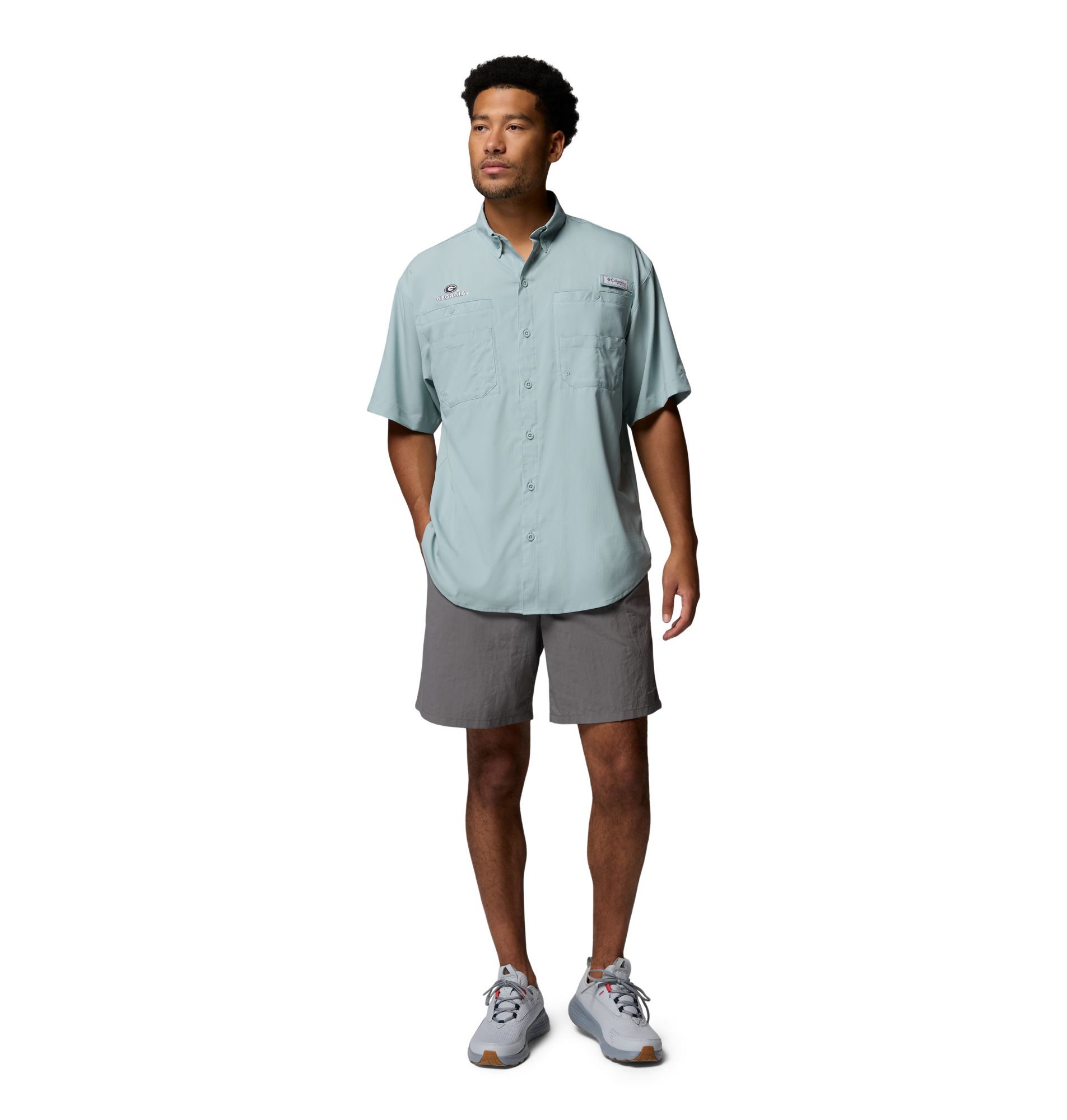 Columbia Men's Georgia Bulldogs Crushed Blue Tamiami T-Shirt product image