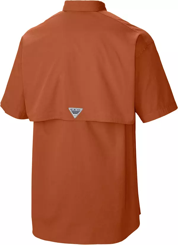 Columbia Men's Texas Longhorns Burnt Orange Tamiami Button Down Shirt