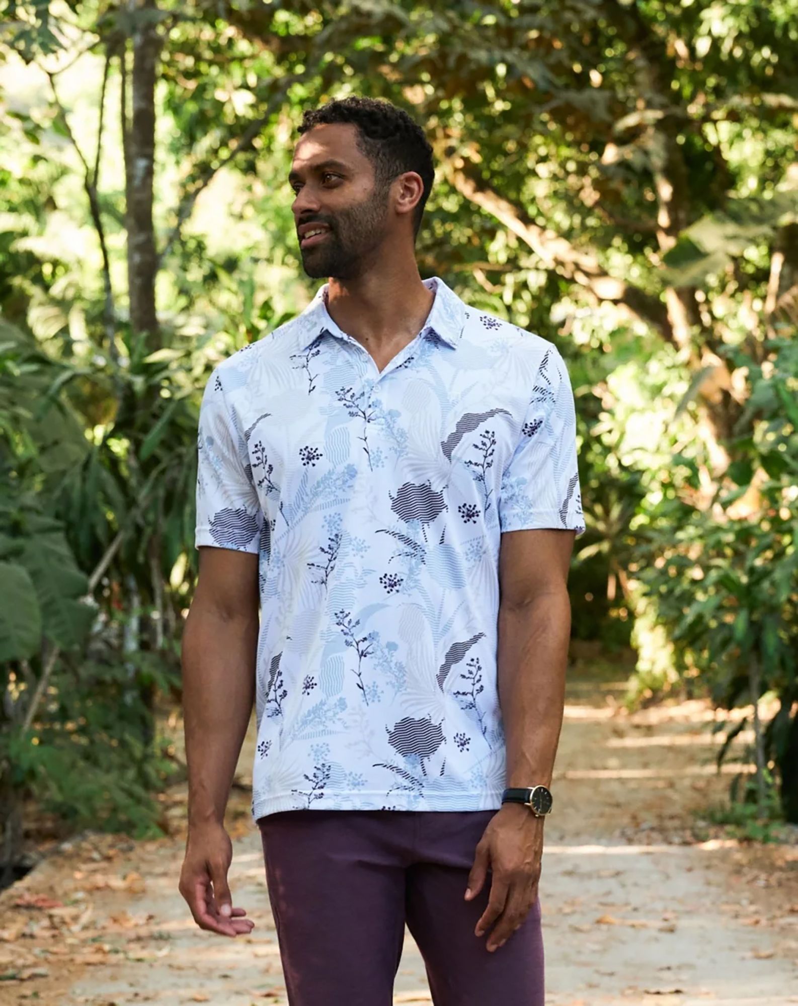 TravisMathew Men's Tropical Fusion Golf Polo product image