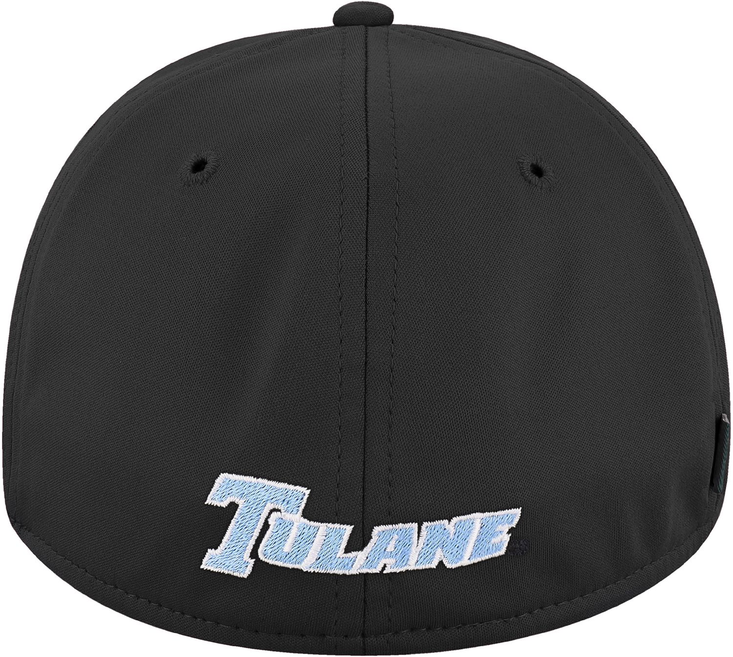 League-Legacy Men's Tulane Green Wave Cool Fit Stretch Black Hat product image