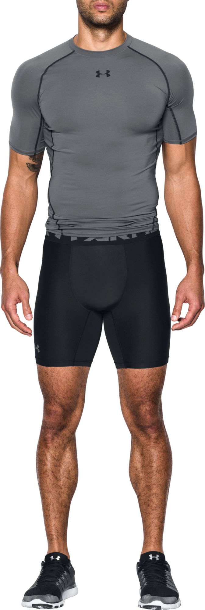 under armour heatgear core 6 inch shorts mens