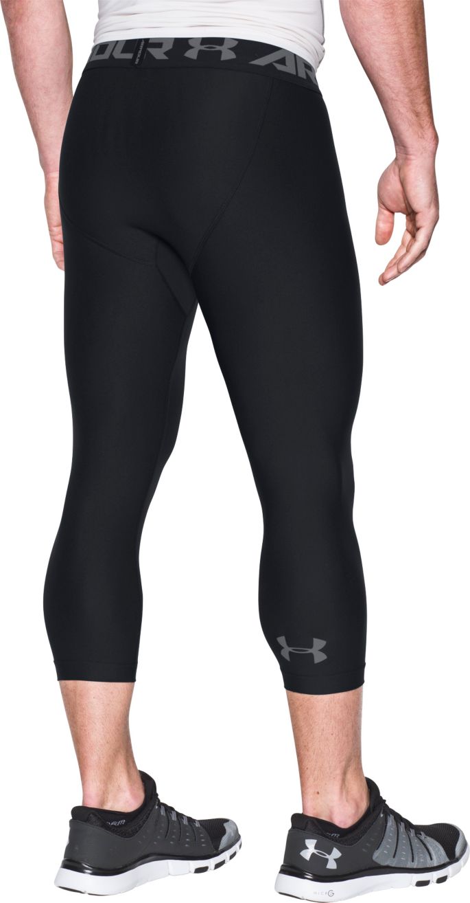 Under Armour Men S Heatgear Armour 2 0 Three Quarter Length Leggings Regular And Big Tall