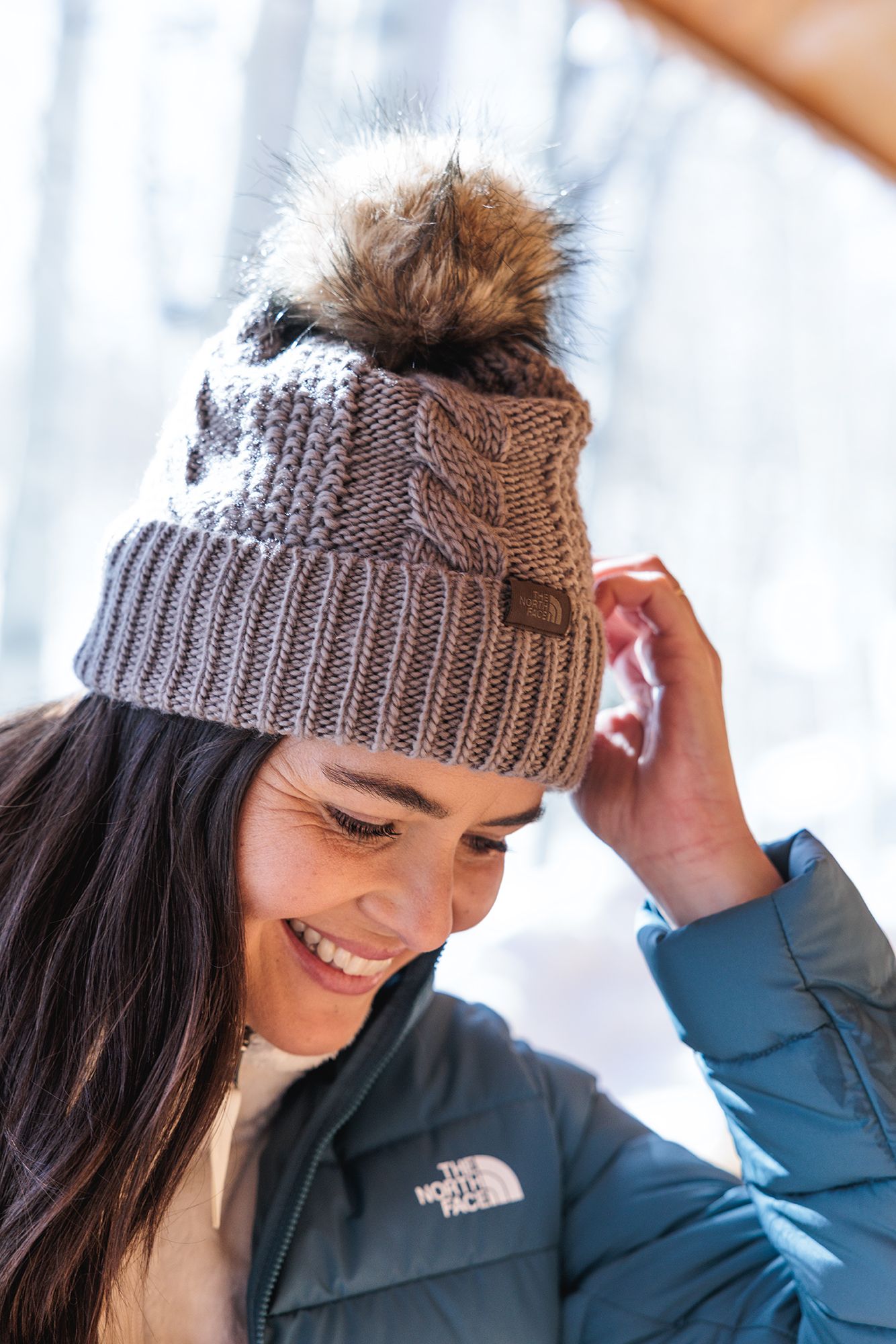 The North Face Women's Oh Mega Fur Pom Beanie product image