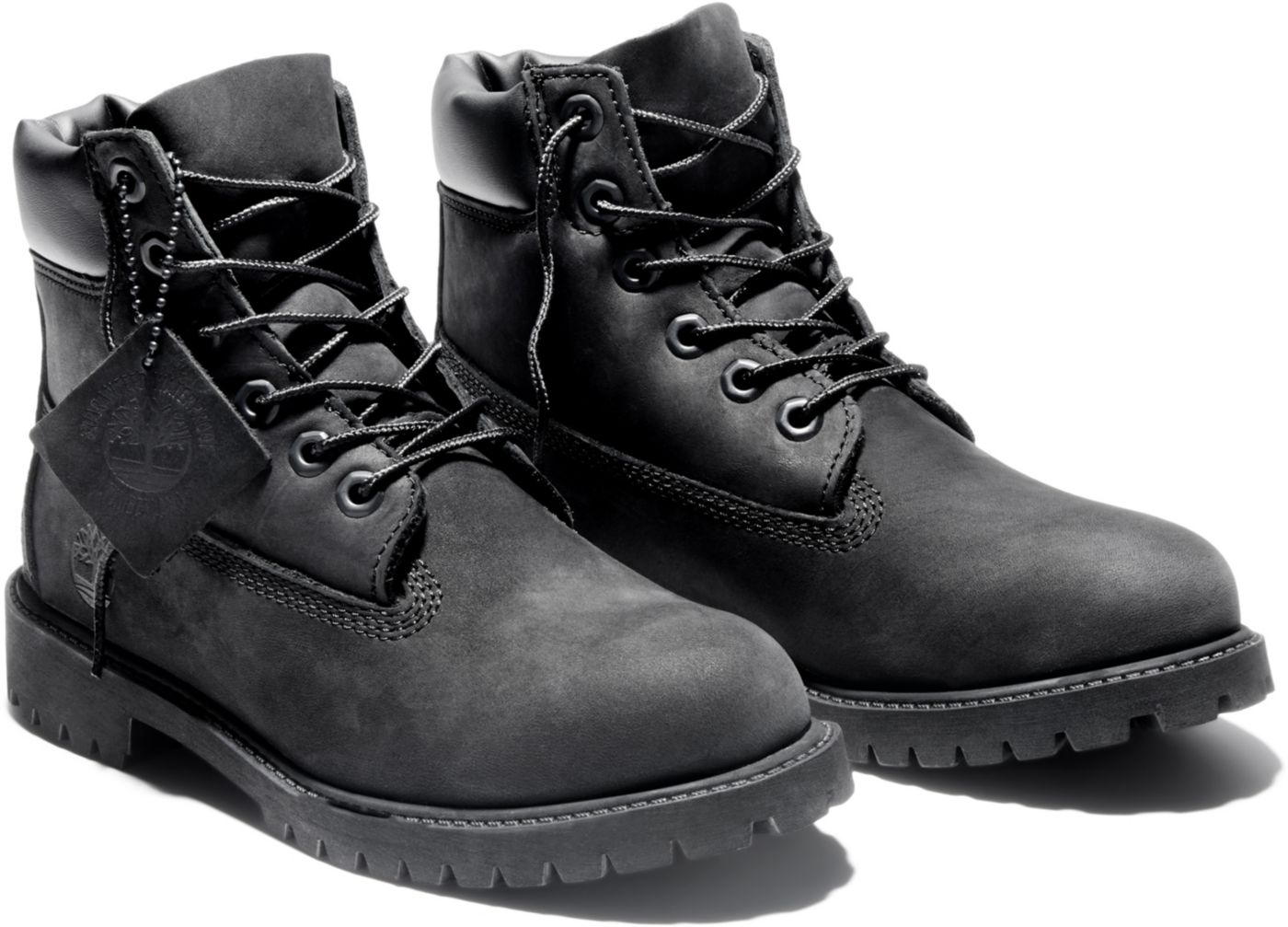 TIMBERLAND Black Constuction Boots 12907 Kids Size 5.5 cheapest