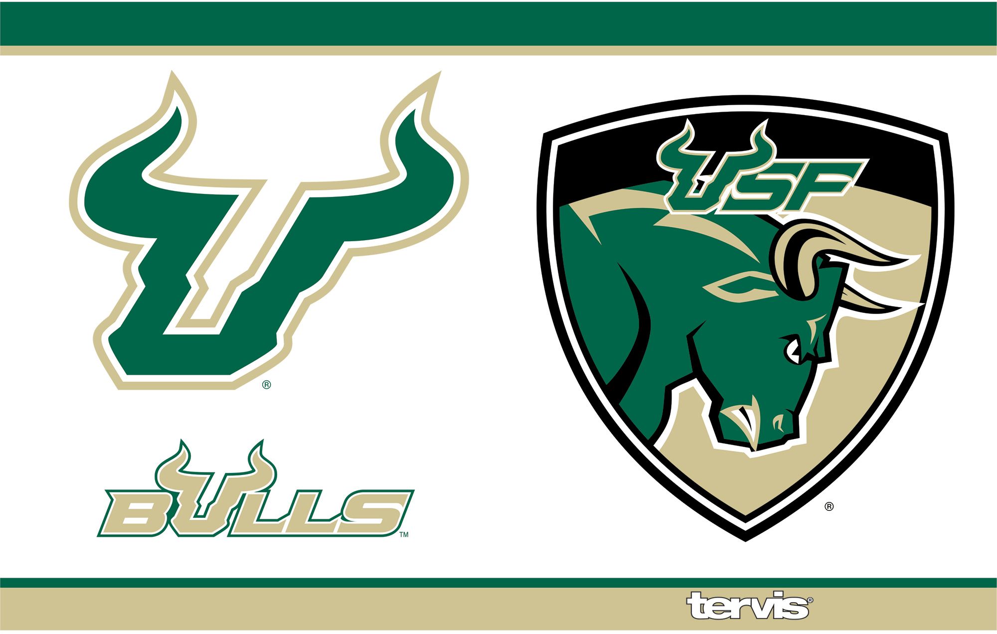 Tervis South Florida Bulls 20oz. Stainless Steel Tumbler product image