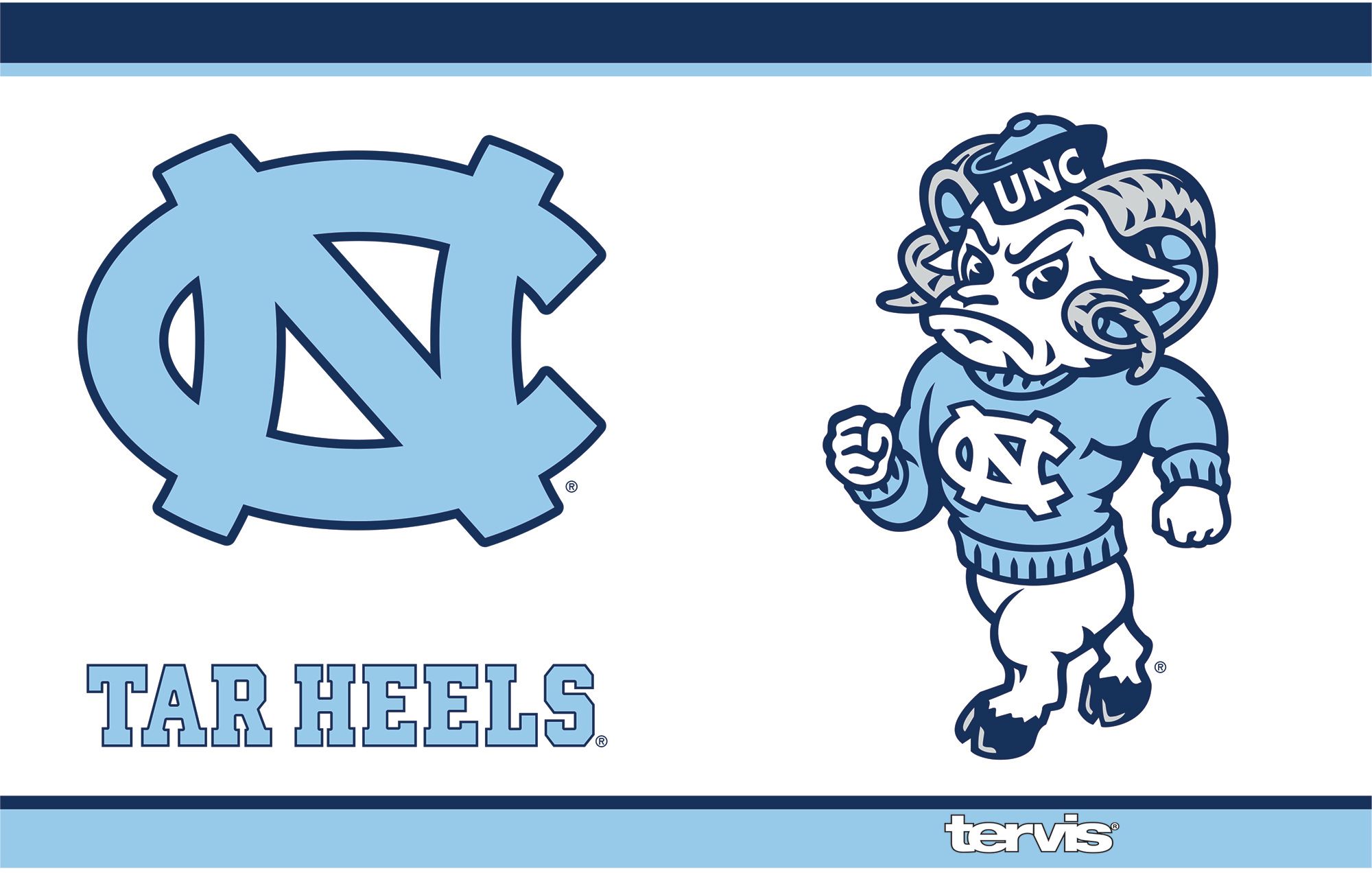 Tervis North Carolina Tar Heels 20oz. Stainless Steel Tumbler product image