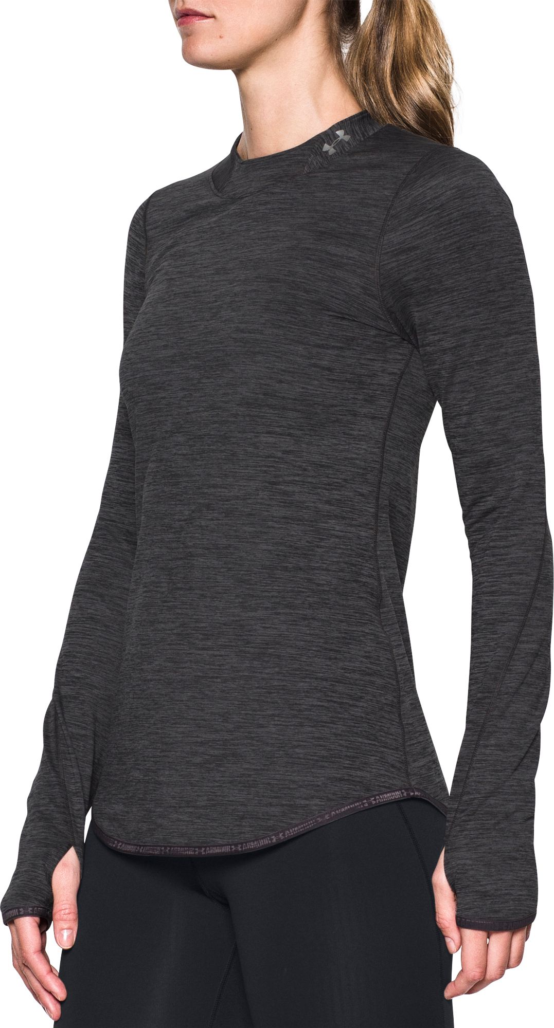 under armour women's fitted coldgear mockneck shirt