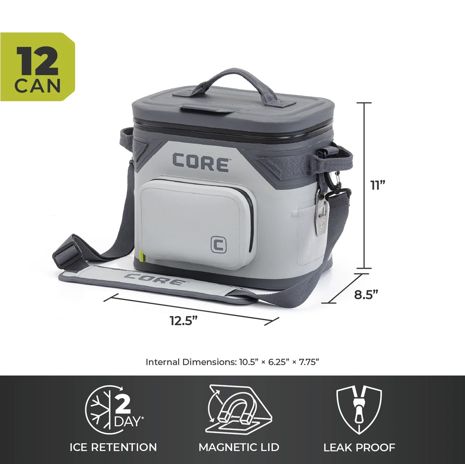 CORE Equipment CLIMAKEEP Magnetic 12-Can Soft Cooler product image