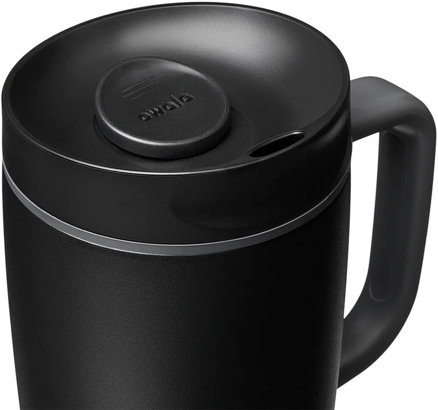 Owala 12 oz. Stainless Steel SmoothSip Slider Coffee Tumbler with Handle product image