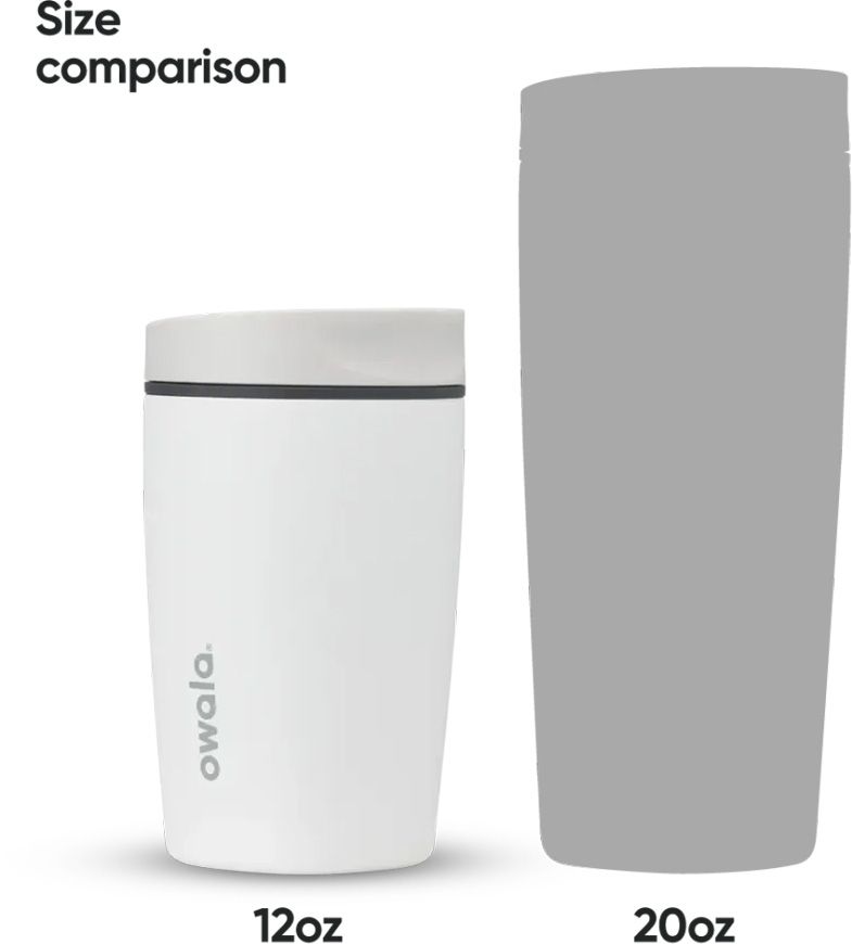 Owala 12 oz. Stainless Steel SmoothSip Slider Coffee Tumbler product image