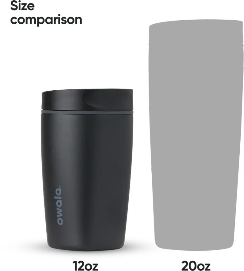 Owala 12 oz. Stainless Steel SmoothSip Slider Coffee Tumbler product image