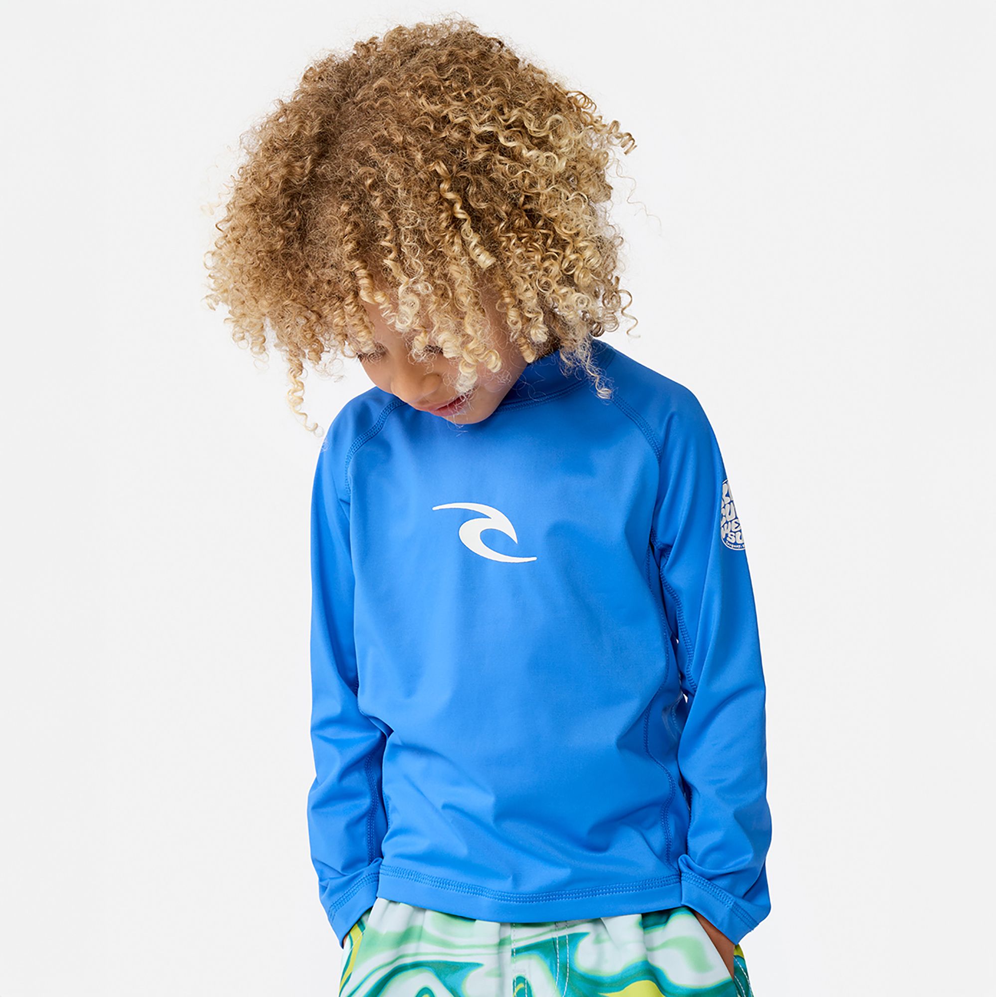 Rip Curl Little Boys' Waves UPF Long-Sleeve Rashguard product image