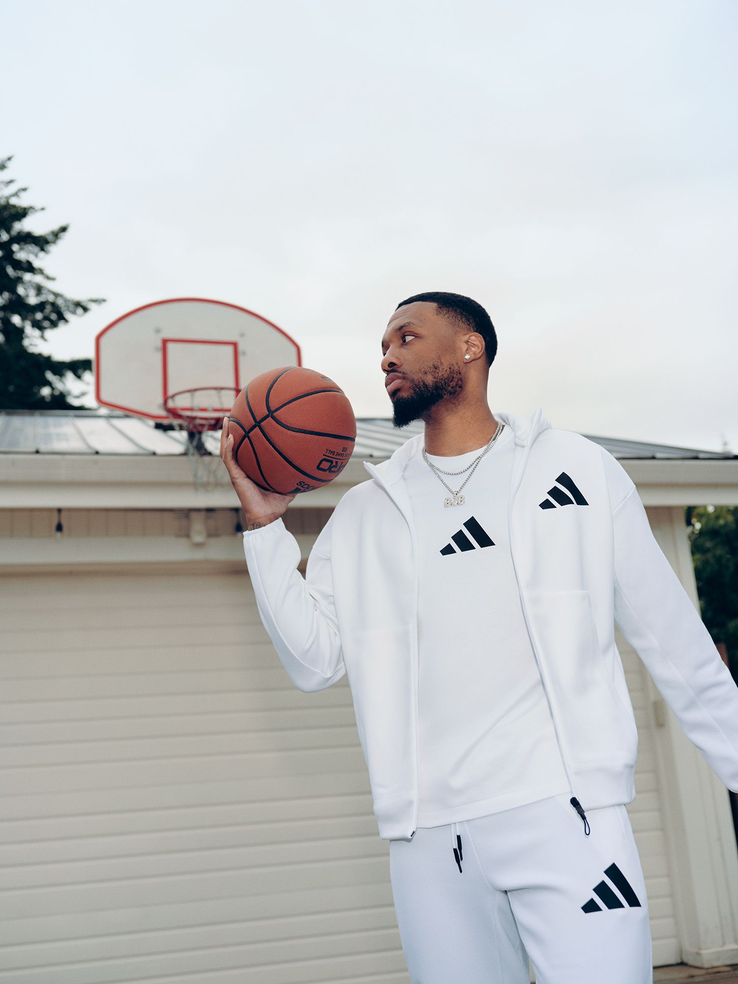 adidas Men's Z.N.E. Full-Zip Hooded Fleece Jacket product image