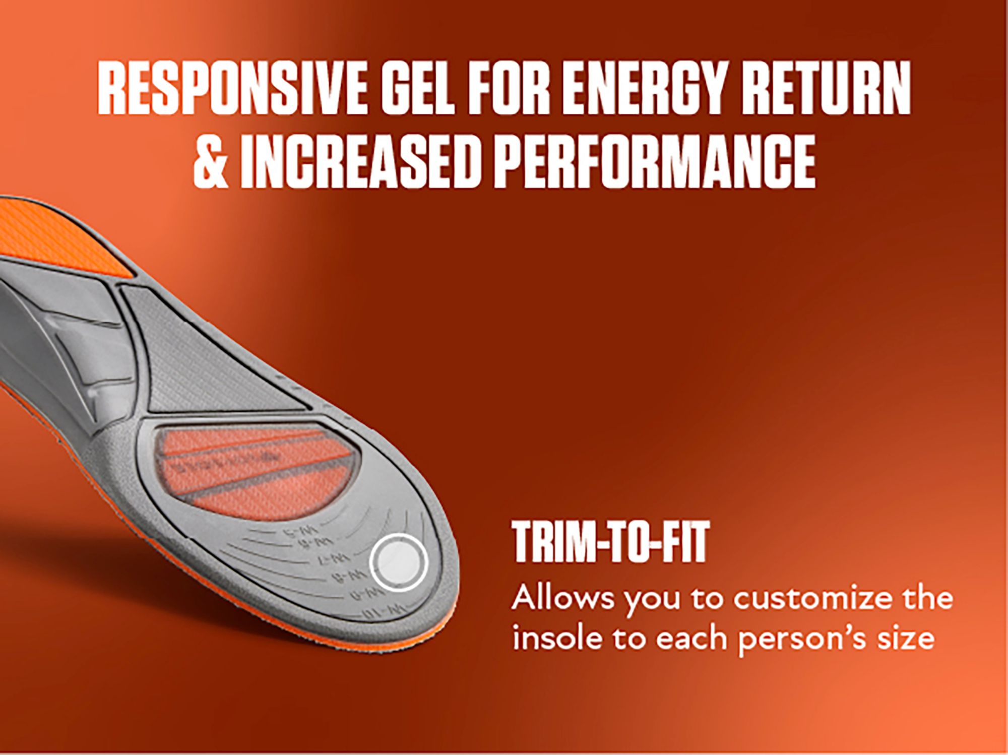 Sof Sole Men's Athletic Trim-to-Fit Insoles product image