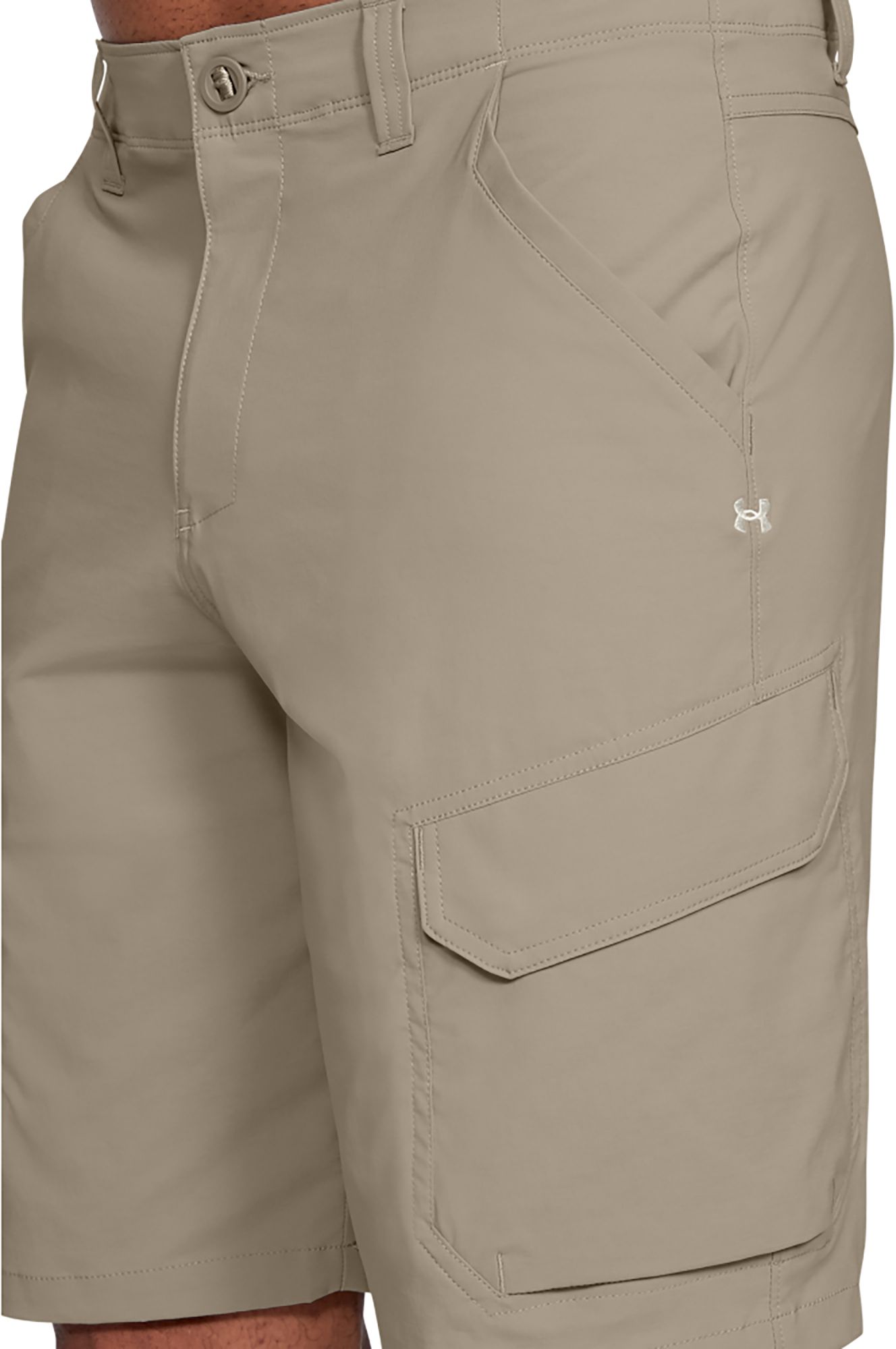 Under armour cheap khaki cargo shorts