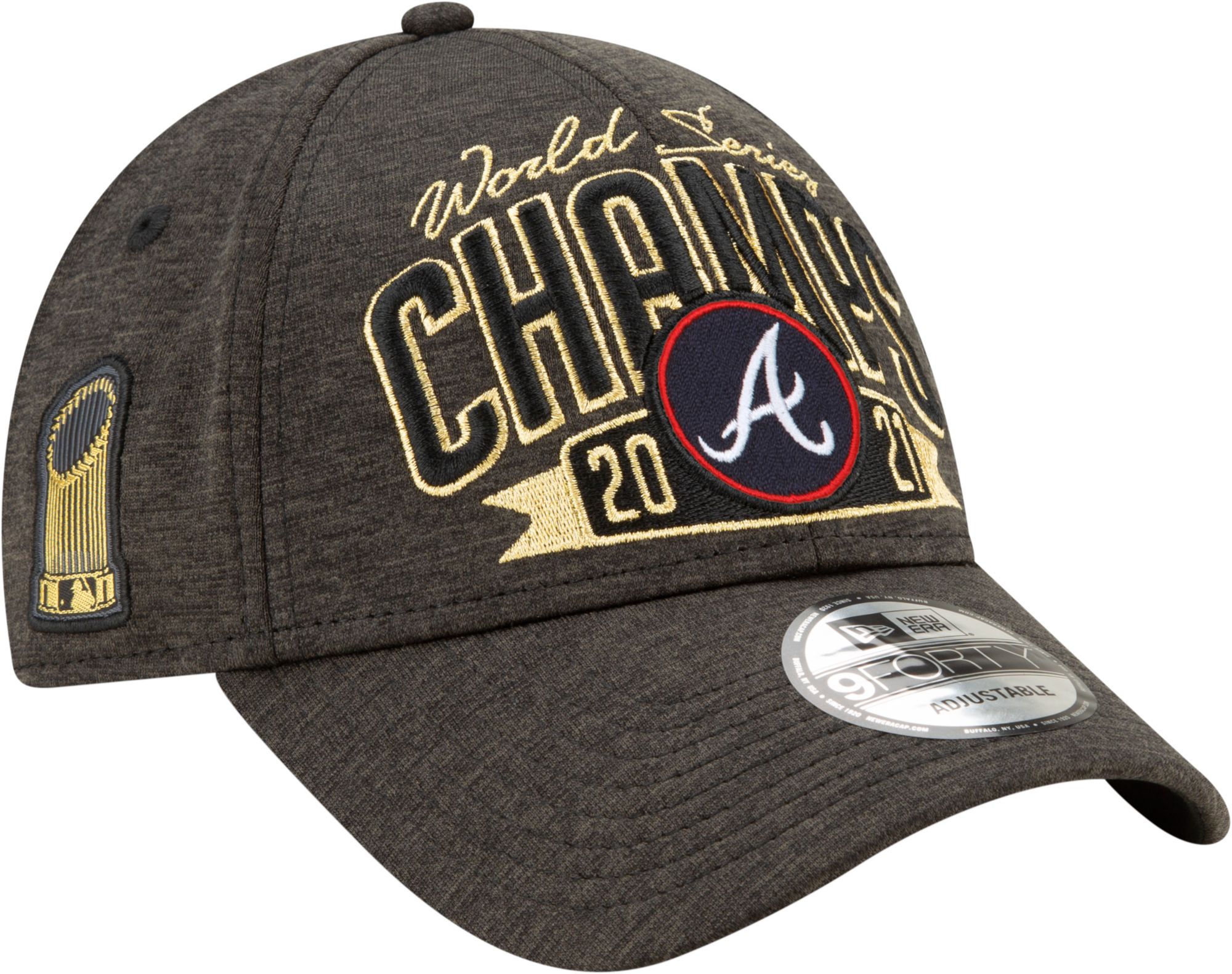 New Era 2021 World Series Champions Atlanta Braves Locker Room 9Forty Adjustable Hat product image