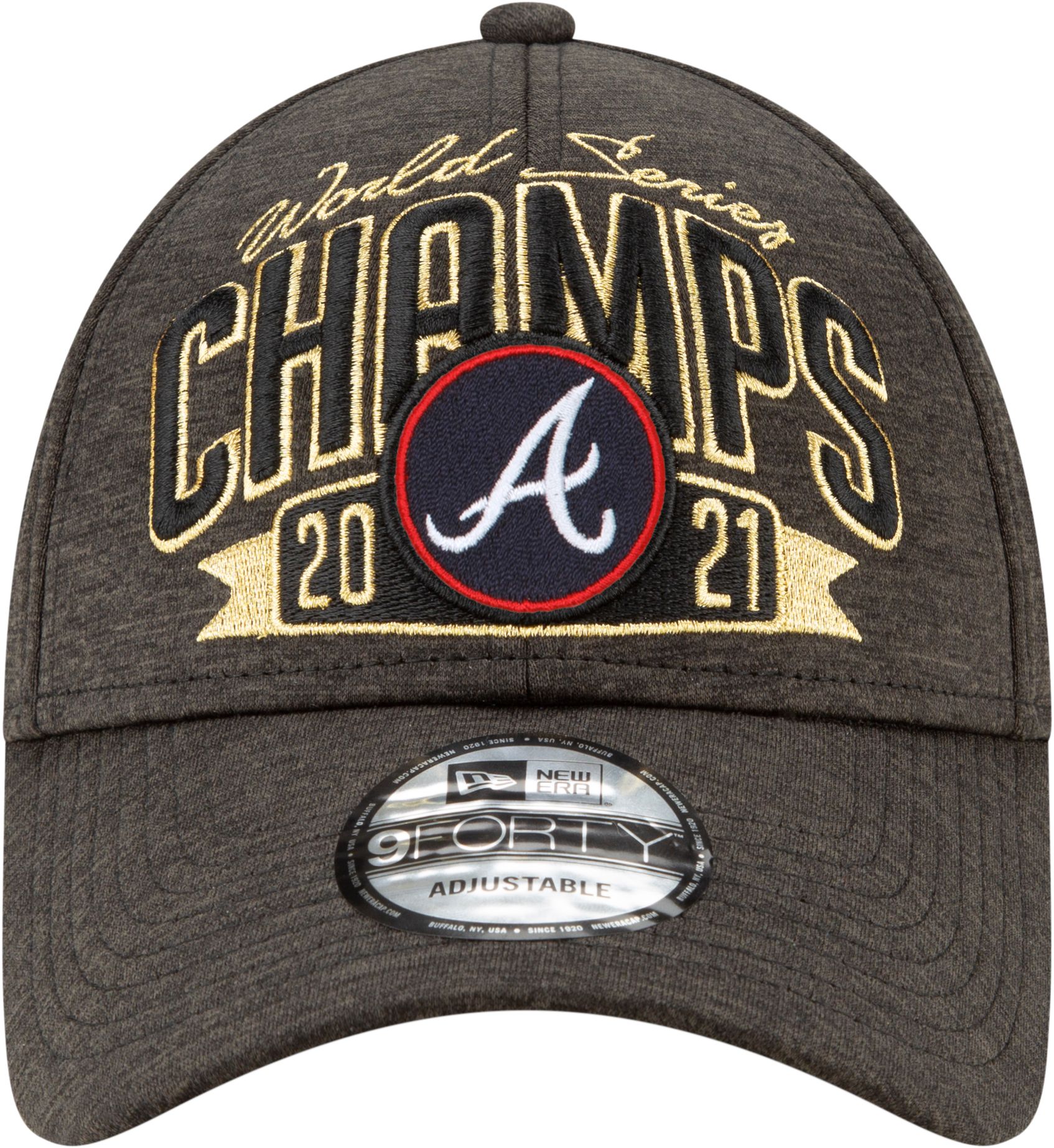 New Era 2021 World Series Champions Atlanta Braves Locker Room 9Forty Adjustable Hat product image