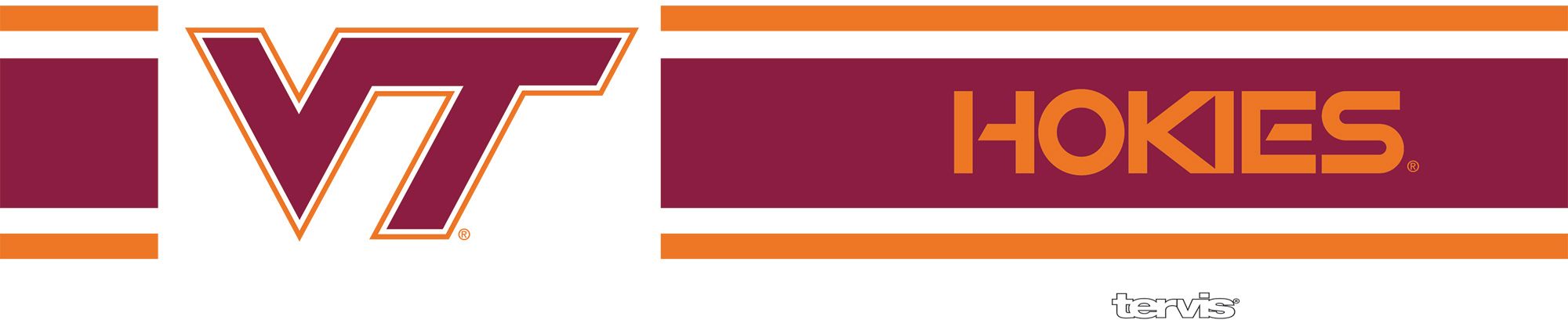 Tervis Virginia Tech Hokies Striped 12oz. Stainless Steel Tumbler product image