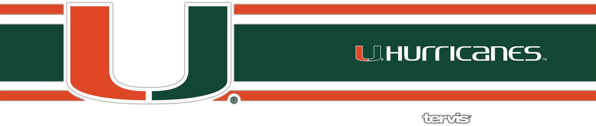 Tervis Miami Hurricanes Striped 12oz. Stainless Steel Tumbler product image