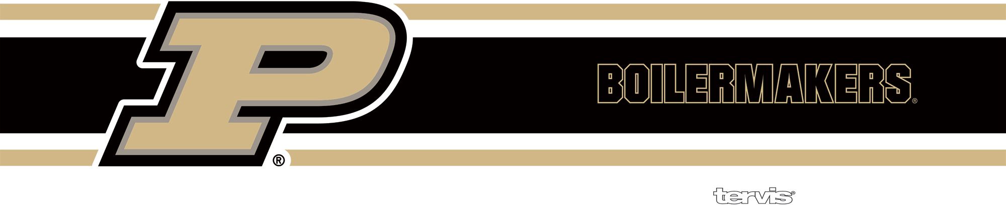 Tervis Purdue Boilermakers Striped 12oz. Stainless Steel Tumbler product image