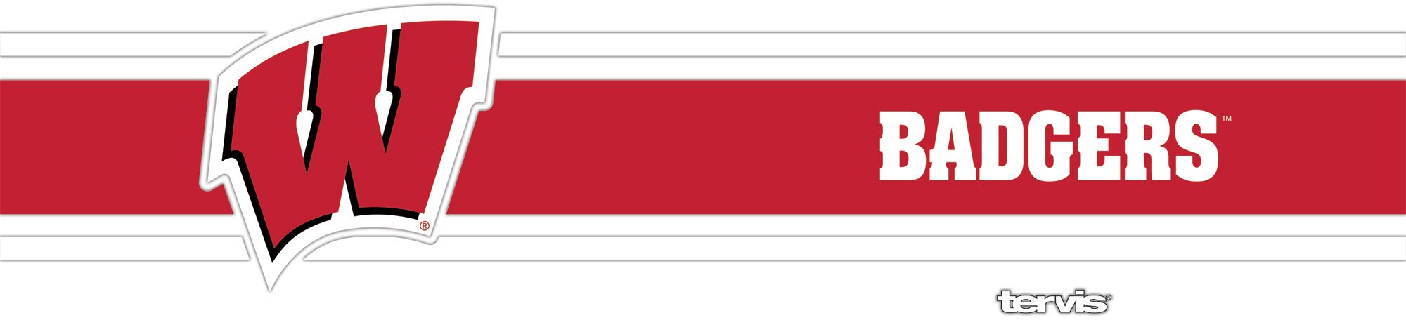 Tervis Wisconsin Badgers Striped 12oz. Stainless Steel Tumbler product image