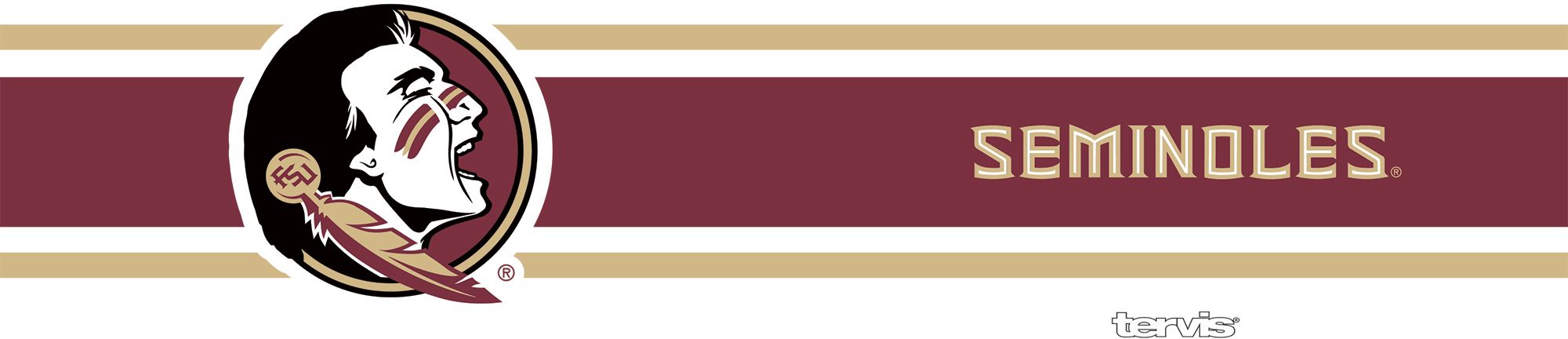 Tervis Florida State Seminoles Striped 12oz. Stainless Steel Tumbler product image