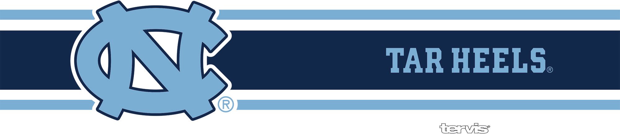 Tervis North Carolina Tar Heels Striped 12oz. Stainless Steel Tumbler product image