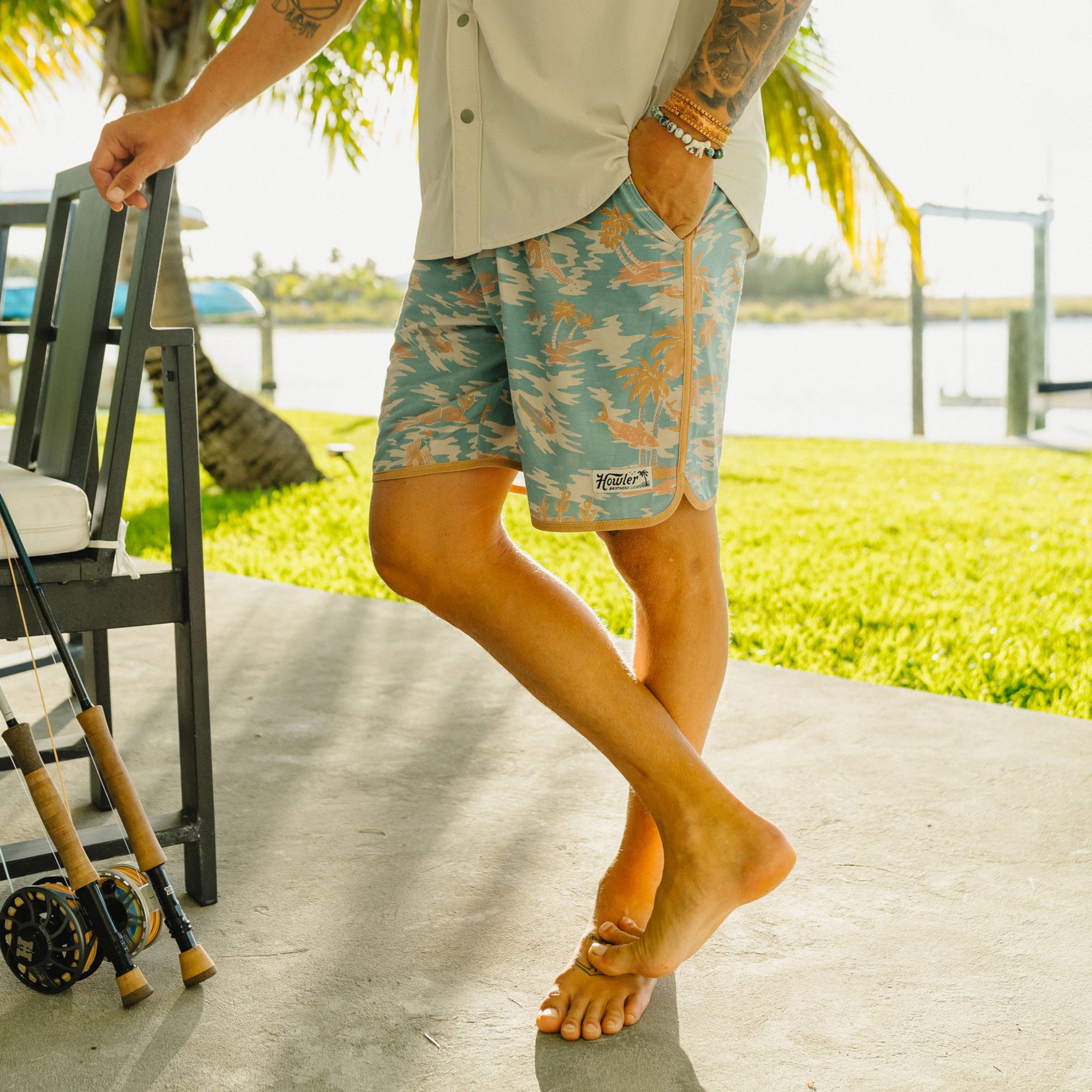 Howler Brothers Men's Stretch Bruja Boardshorts product image