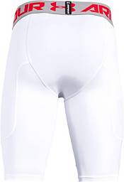 Under Armour Men's Utility Sliding Shorts 21, White (100)/Mod Gray, Small  at  Men's Clothing store