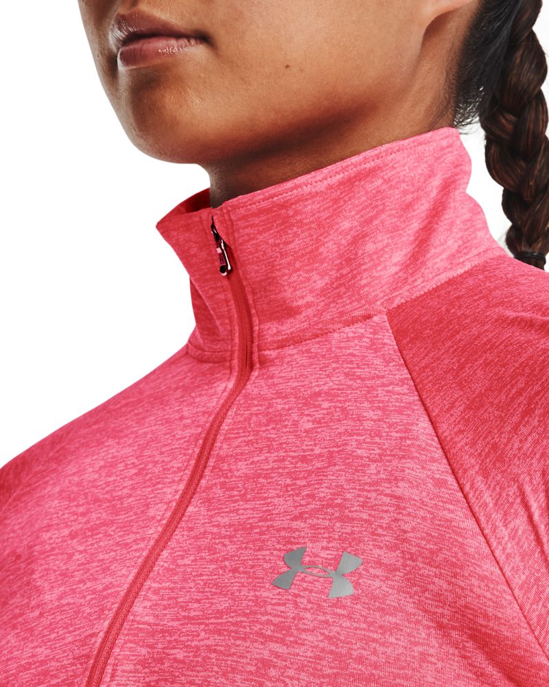 Under Armour Women's Tech Twist-Print Half Zip Long Sleeve Shirt product image