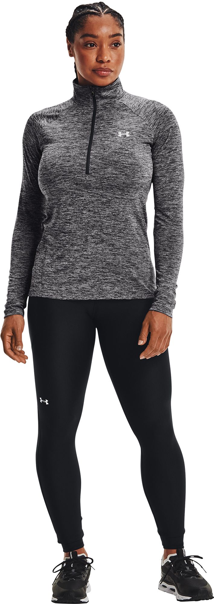 Under Armour Women's Tech Twist-Print Half Zip Long Sleeve Shirt product image
