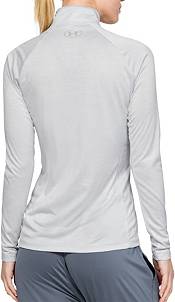 Under Armour UA Tech™ Twist 1/2 Zip Long Sleeve Shirt Women - Halo Gray /  Metallic Silver