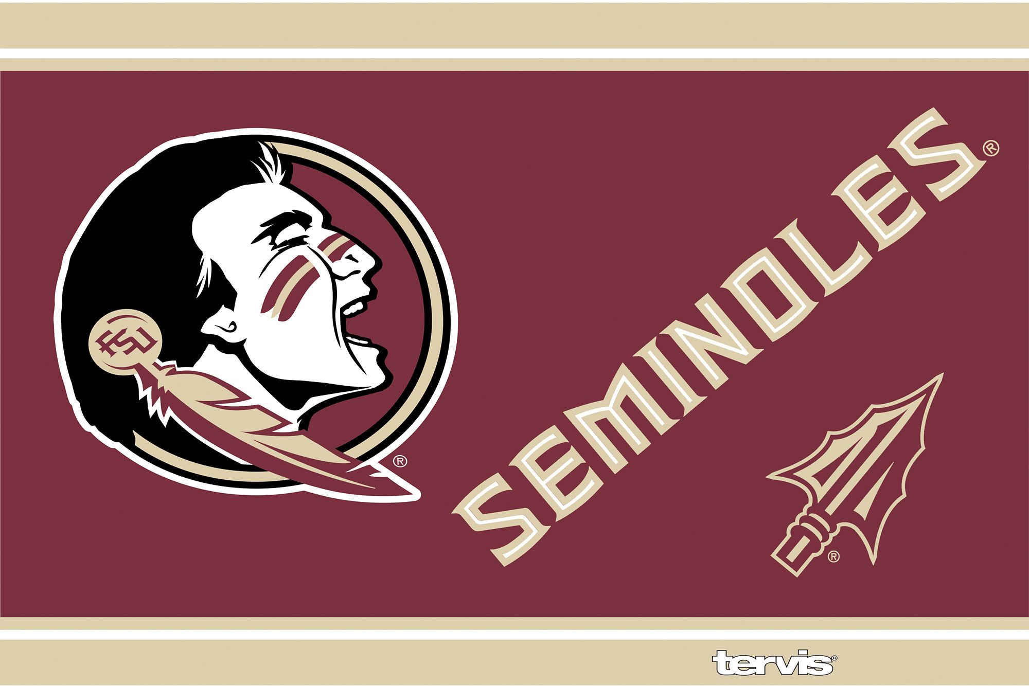Tervis Florida State Seminoles Campus 30oz. Stainless Steel Tumbler product image