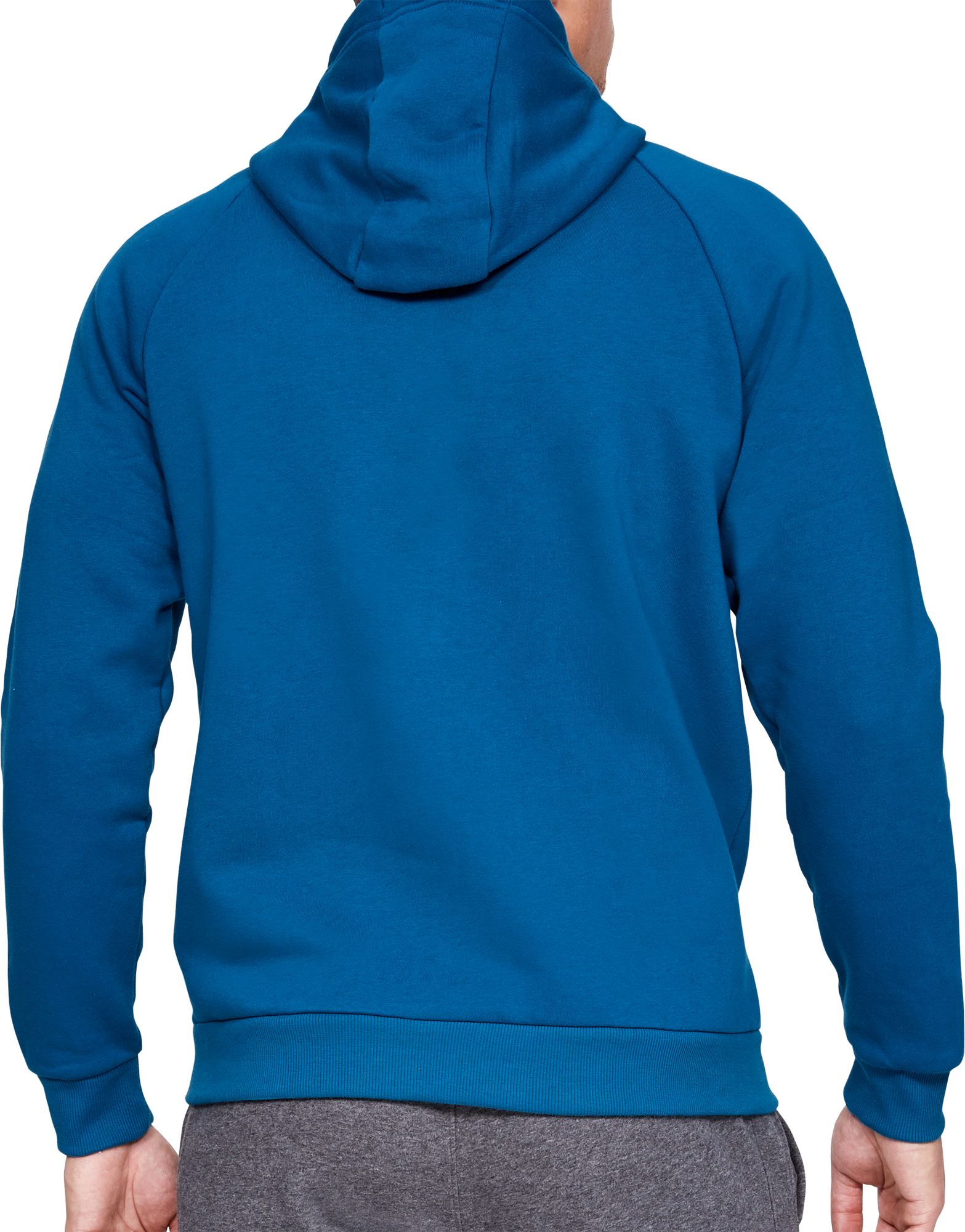 under armour men's rival fleece fitted full zip hoodie