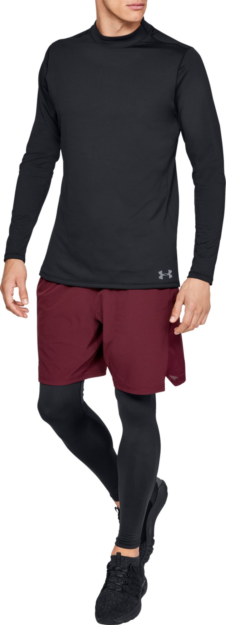 mens under armour mock turtleneck