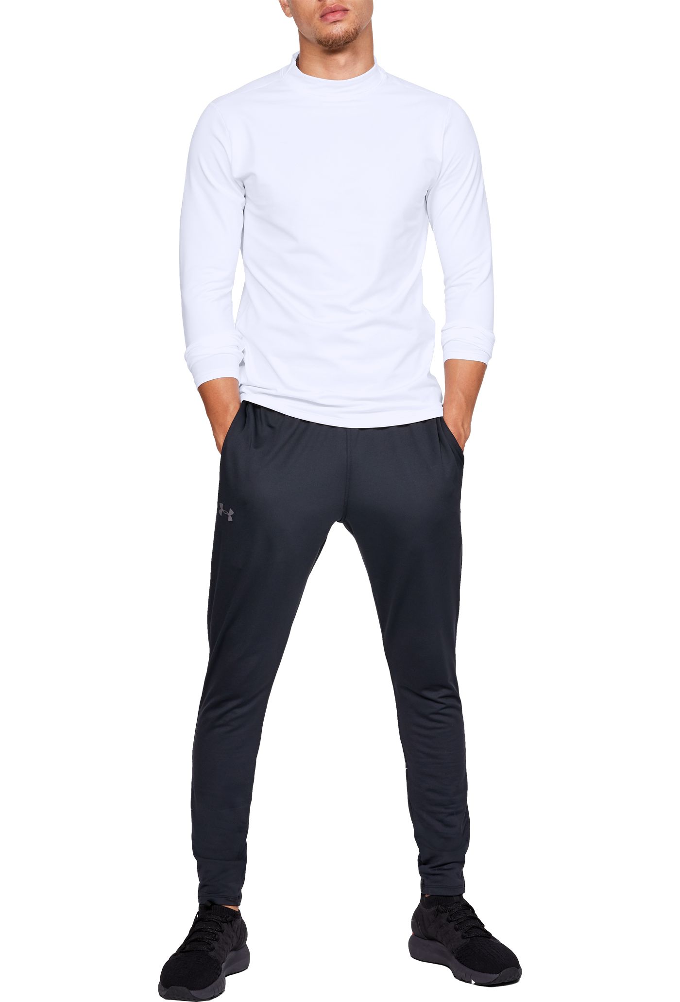 Under Armour Men s ColdGear Armour Mock Neck Long Sleeve Shirt Dick s Sporting Goods