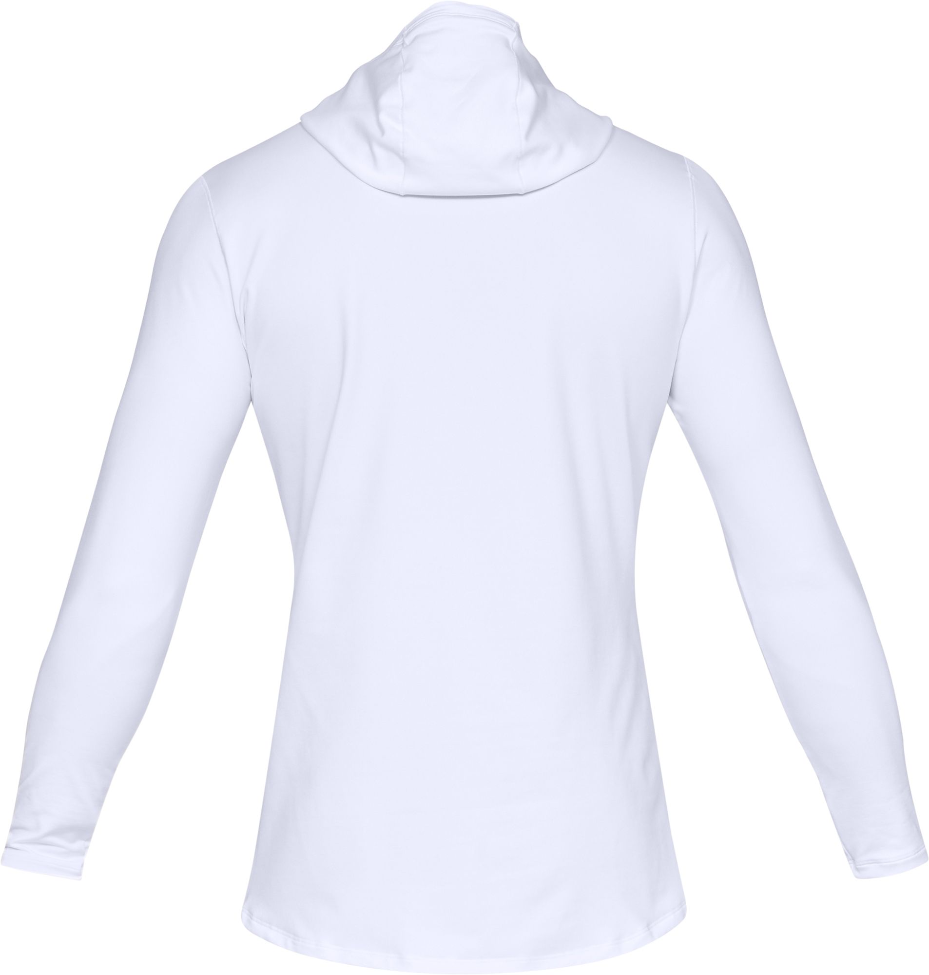 under armour men's coldgear fitted hooded long sleeve shirt