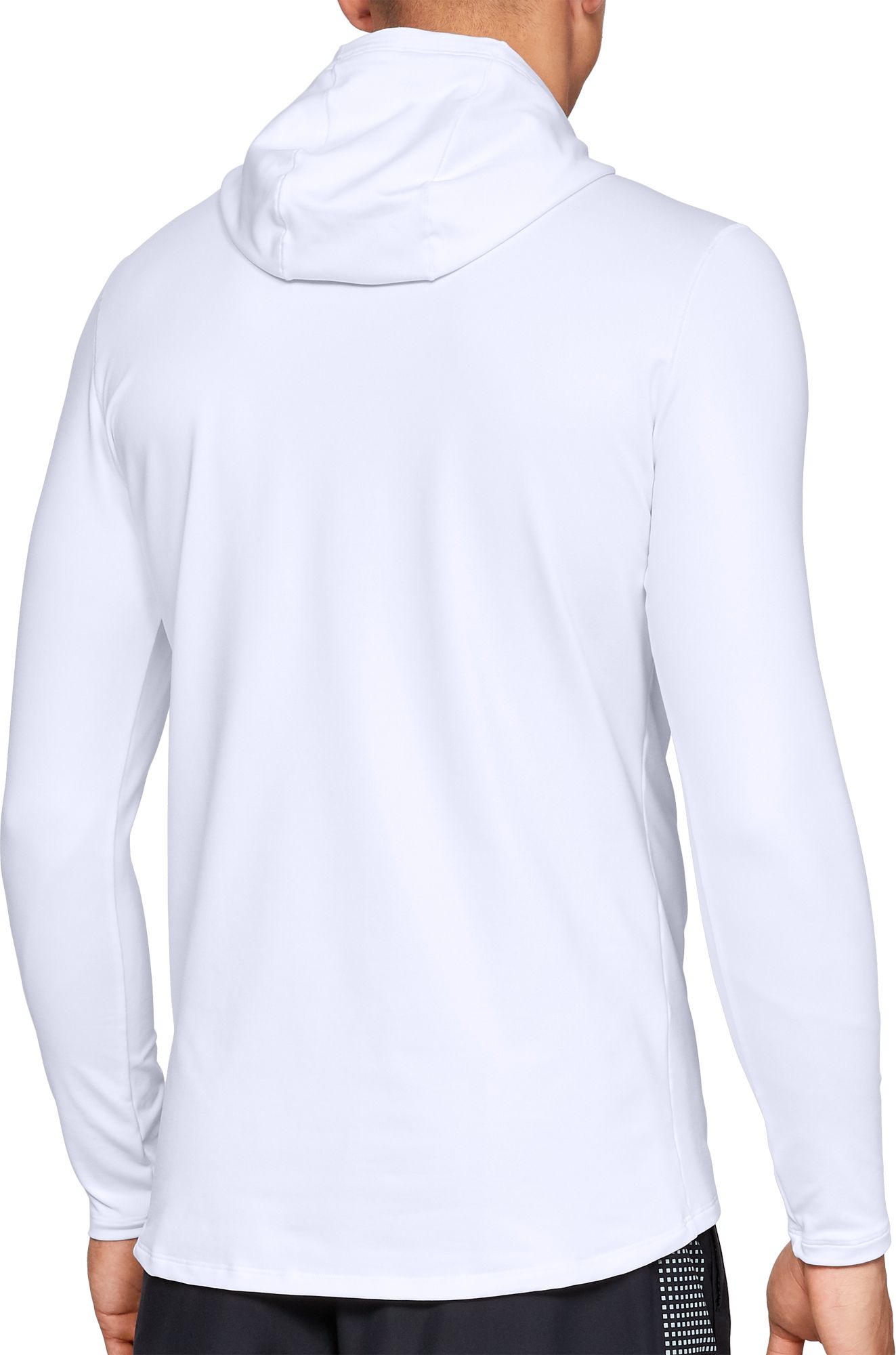under armour men's coldgear fitted hooded long sleeve shirt
