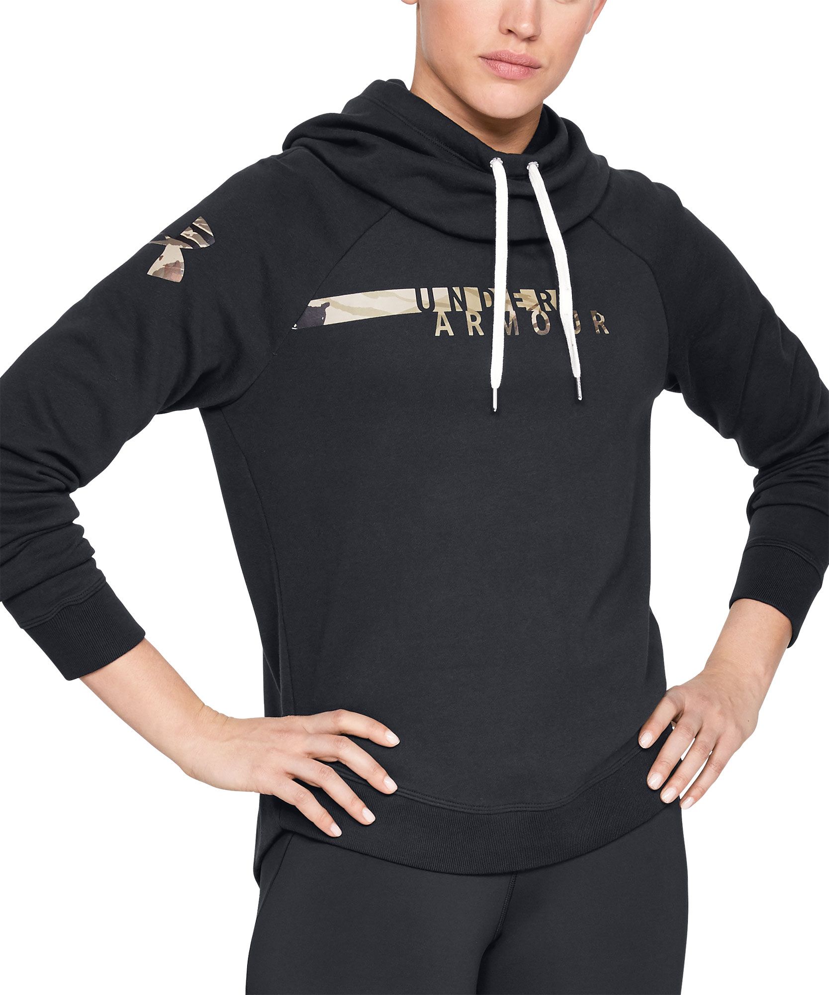 under armour hoodie with camo logo