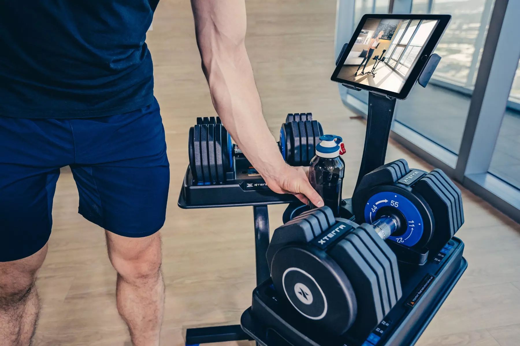 XTERRA Adjustable Dumbbell Stand product image