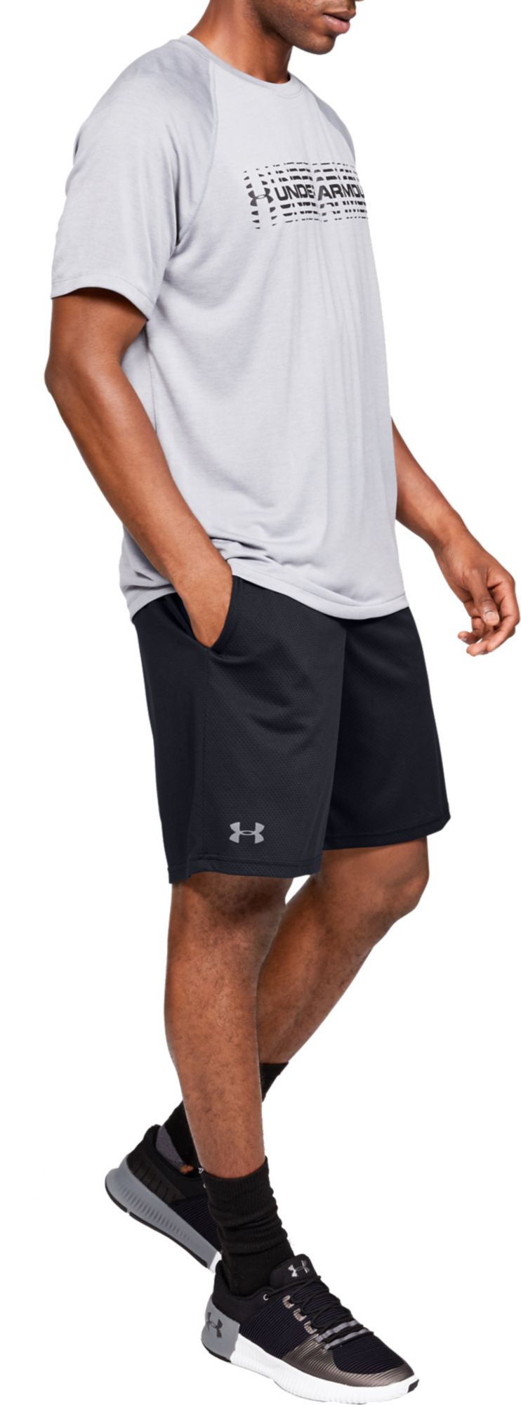 under armor mesh shorts