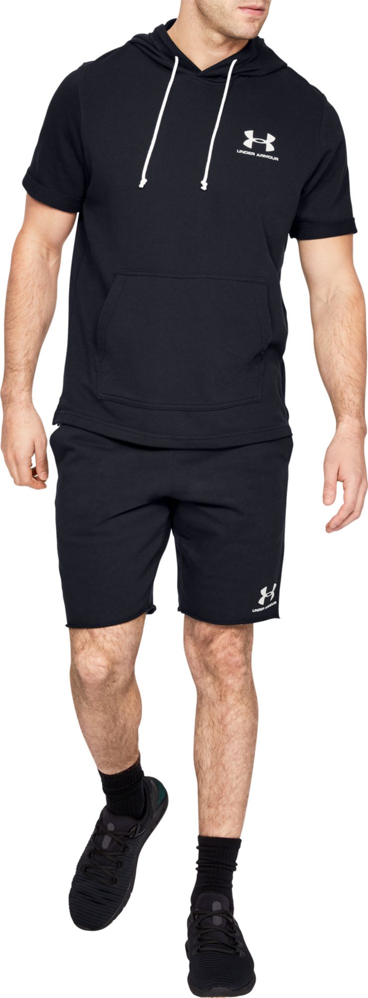 under armour men's sportstyle terry fleece shorts